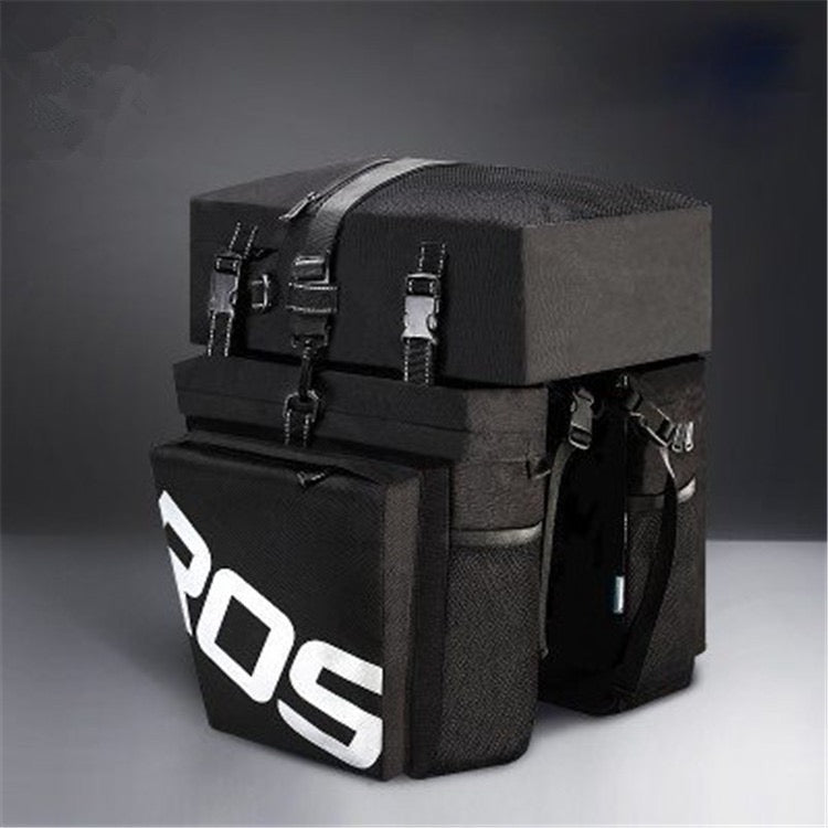 LANKELEISI Bicycle 3-in-1 Rear Rack Bag