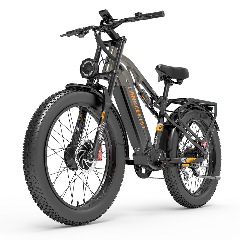 【Pre-Sale】LANKELEISI MG800Max 2000W Dual Motor 26″ Fat Tires All Terrain Electric Bike