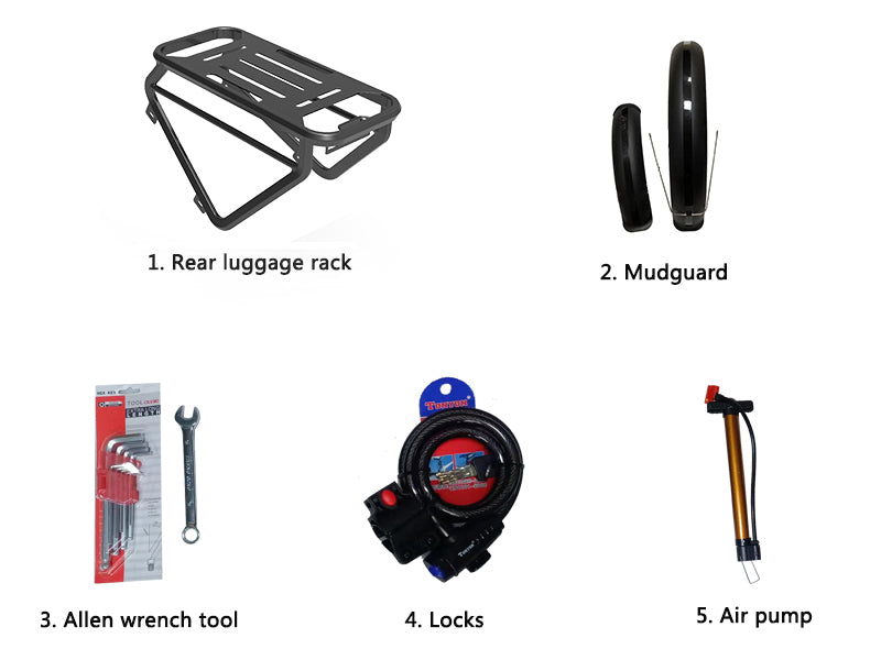 Dukawey Silvertip8 1000W 26” Fat Bike Mountain E-Bike