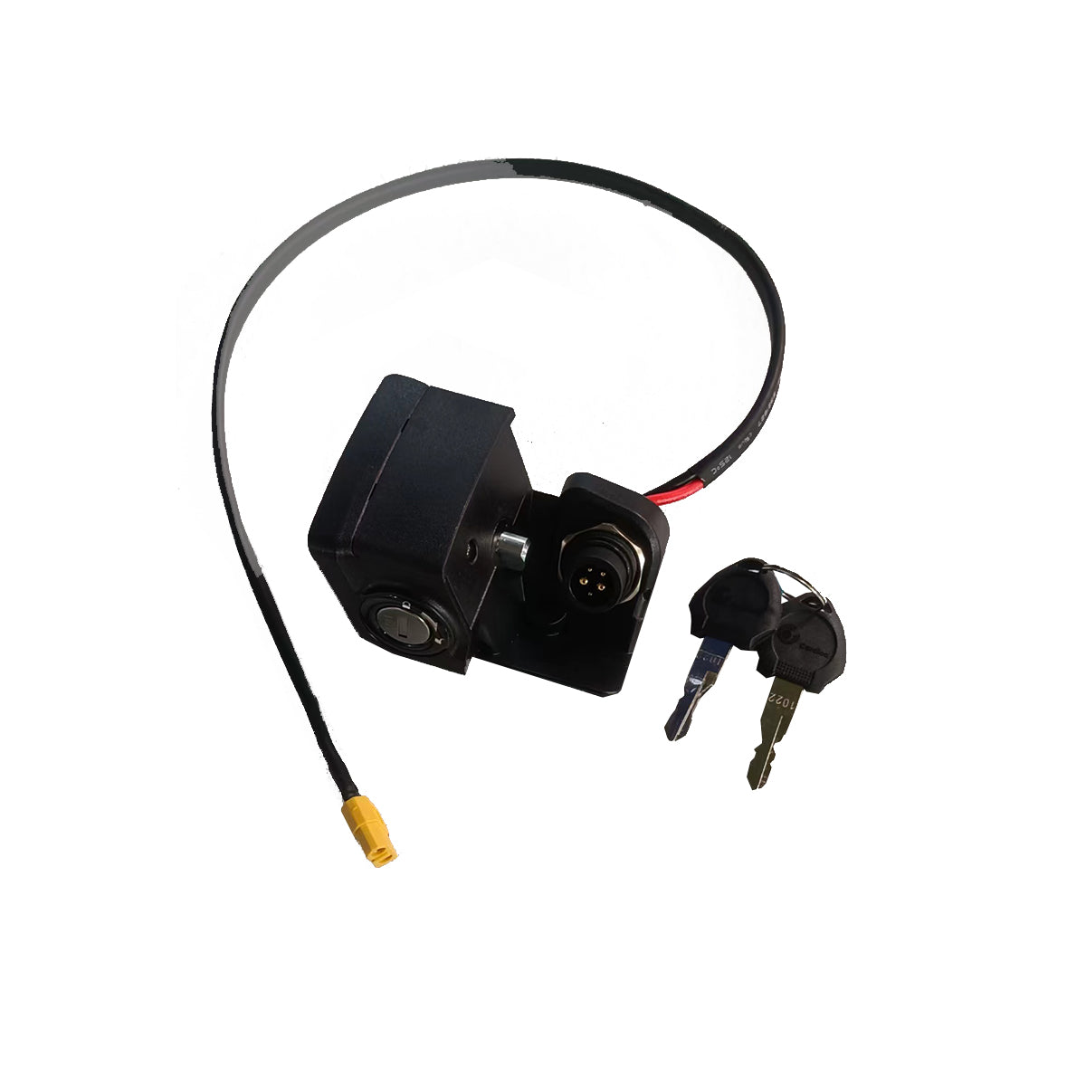 Battery Top Cover For LANKELEISI Electric Bike (With Lock & Key) - lankeleisi-bikes