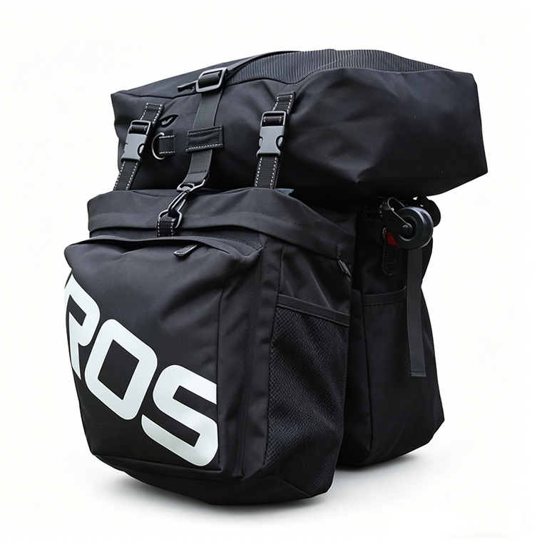 LANKELEISI Bicycle 3-in-1 Rear Rack Bag