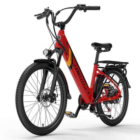 【Pre-Sale】LANKELEISI ES500PRO Electric City Bike（NEW IN 2023）（Red）