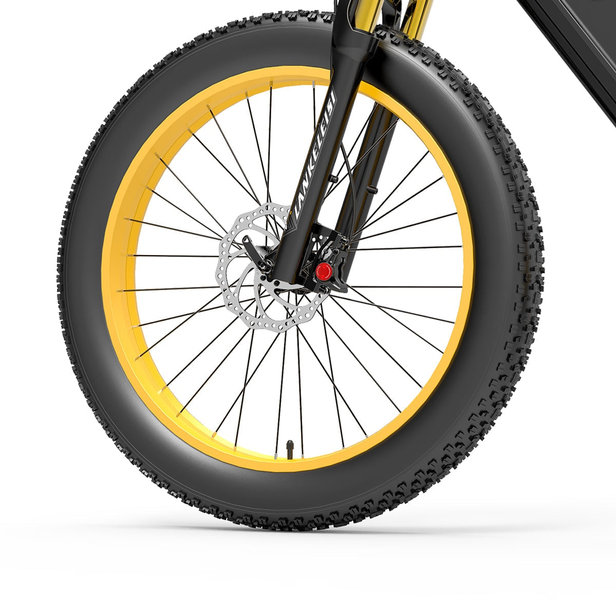 LANKELEISI RV700 Explorer electric hunting bike with rugged frame, fat tires, and handlebars for off-road outdoor adventure.
