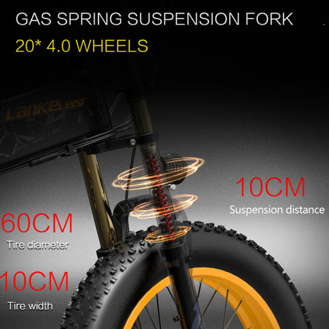Lankeleisi X3000Plus-Up Fat Tire Snow Electric Bike